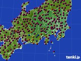 関東・甲信地方のアメダス実況(日照時間)(2015年05月05日)