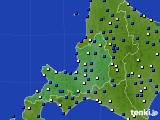 2015年05月05日の道央のアメダス(風向・風速)