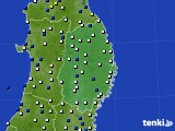 岩手県のアメダス実況(風向・風速)(2015年05月05日)