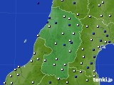山形県のアメダス実況(風向・風速)(2015年05月05日)