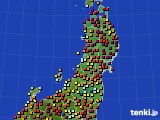 東北地方のアメダス実況(日照時間)(2015年05月06日)