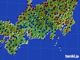 2015年05月07日の東海地方のアメダス(日照時間)