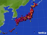 アメダス実況(日照時間)(2015年05月08日)