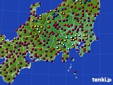 2015年05月10日の関東・甲信地方のアメダス(日照時間)