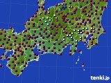 2015年05月10日の東海地方のアメダス(日照時間)