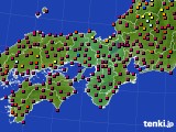 近畿地方のアメダス実況(日照時間)(2015年05月10日)