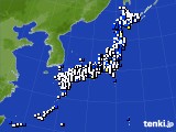 2015年05月10日のアメダス(風向・風速)