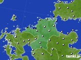 2015年05月10日の福岡県のアメダス(風向・風速)