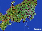 2015年05月11日の関東・甲信地方のアメダス(日照時間)