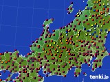 北陸地方のアメダス実況(日照時間)(2015年05月13日)