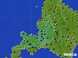 道央のアメダス実況(日照時間)(2015年05月13日)