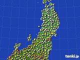 東北地方のアメダス実況(気温)(2015年05月13日)