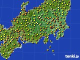 2015年05月13日の関東・甲信地方のアメダス(気温)