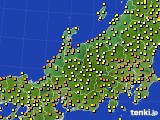 北陸地方のアメダス実況(気温)(2015年05月13日)