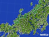 北陸地方のアメダス実況(風向・風速)(2015年05月13日)