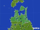 2015年05月13日の青森県のアメダス(風向・風速)