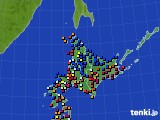 2015年05月14日の北海道地方のアメダス(日照時間)