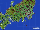 2015年05月14日の関東・甲信地方のアメダス(日照時間)