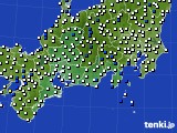 東海地方のアメダス実況(風向・風速)(2015年05月15日)