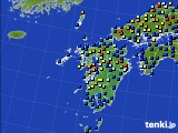 2015年05月16日の九州地方のアメダス(日照時間)