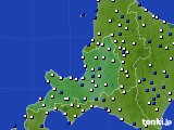 2015年05月16日の道央のアメダス(風向・風速)