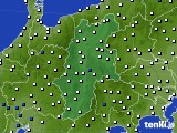 長野県のアメダス実況(風向・風速)(2015年05月16日)