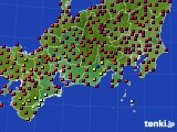 2015年05月17日の東海地方のアメダス(日照時間)