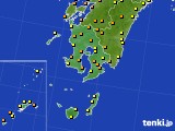 鹿児島県のアメダス実況(気温)(2015年05月17日)