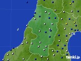 山形県のアメダス実況(風向・風速)(2015年05月17日)