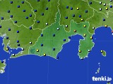 静岡県のアメダス実況(日照時間)(2015年05月18日)