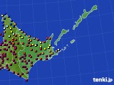 2015年05月18日の道東のアメダス(日照時間)