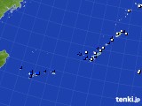 沖縄地方のアメダス実況(風向・風速)(2015年05月18日)