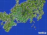 東海地方のアメダス実況(風向・風速)(2015年05月18日)