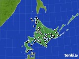 北海道地方のアメダス実況(降水量)(2015年05月19日)