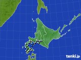 北海道地方のアメダス実況(降水量)(2015年05月20日)