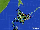 2015年05月20日の北海道地方のアメダス(日照時間)