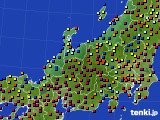 北陸地方のアメダス実況(日照時間)(2015年05月20日)