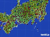 2015年05月20日の東海地方のアメダス(日照時間)