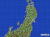 東北地方のアメダス実況(気温)(2015年05月20日)