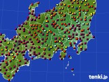 2015年05月21日の関東・甲信地方のアメダス(日照時間)