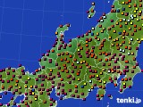 北陸地方のアメダス実況(日照時間)(2015年05月21日)