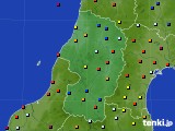 山形県のアメダス実況(日照時間)(2015年05月21日)