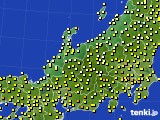 北陸地方のアメダス実況(気温)(2015年05月21日)