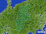 2015年05月21日の長野県のアメダス(風向・風速)