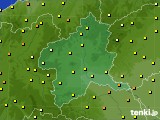 群馬県のアメダス実況(気温)(2015年05月22日)