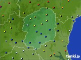 栃木県のアメダス実況(日照時間)(2015年05月24日)