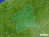 群馬県のアメダス実況(風向・風速)(2015年05月24日)