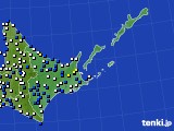 道東のアメダス実況(風向・風速)(2015年05月24日)