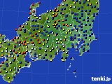 2015年05月25日の関東・甲信地方のアメダス(日照時間)