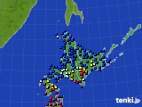 2015年05月26日の北海道地方のアメダス(日照時間)